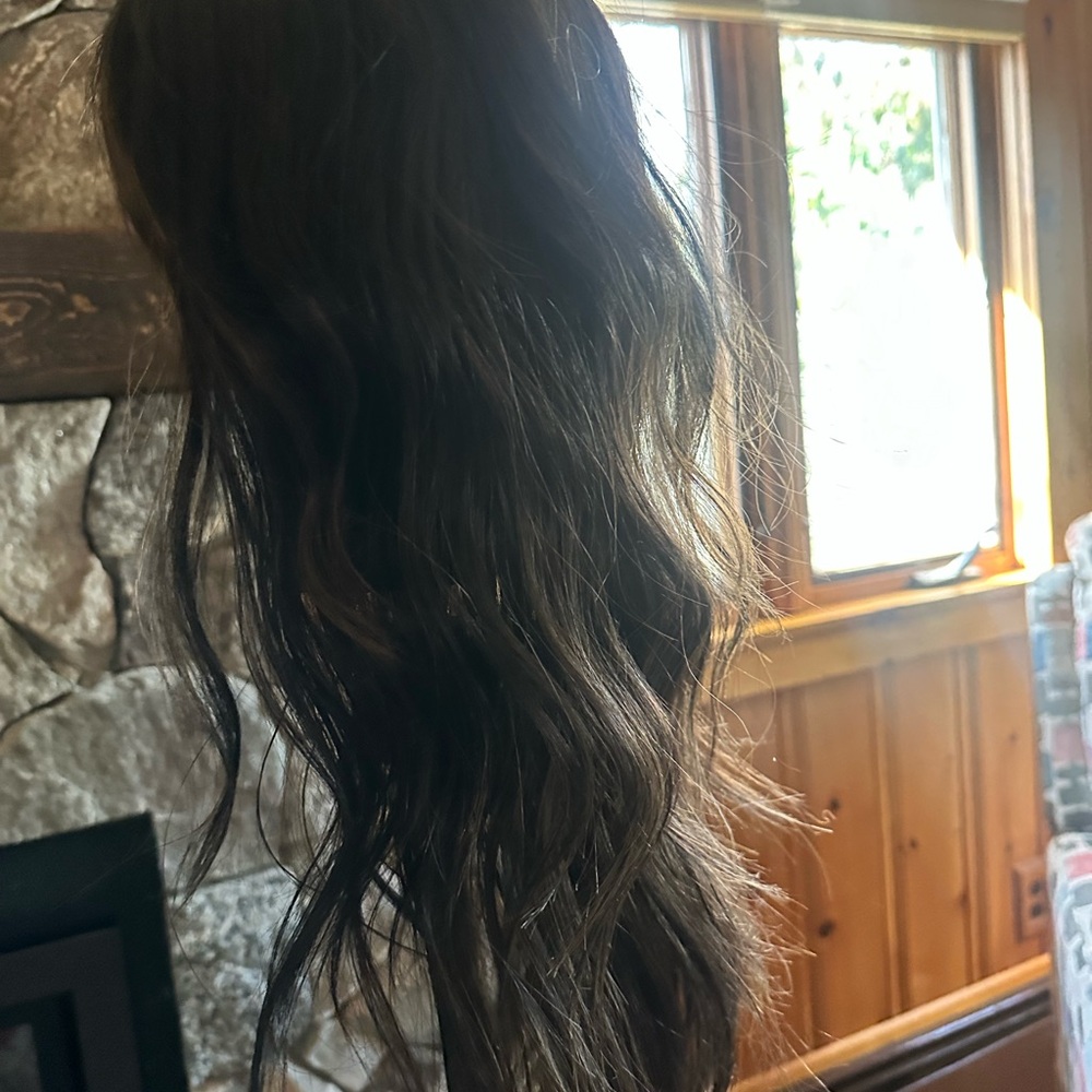 🌟Belle Tress - Liverpool-Chocolate -R,Wavy Brown Highlighted Women's Wig - Picture 12 of 16